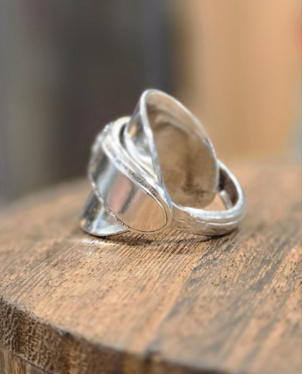 Forged Men's Saddle Ring size 8.5