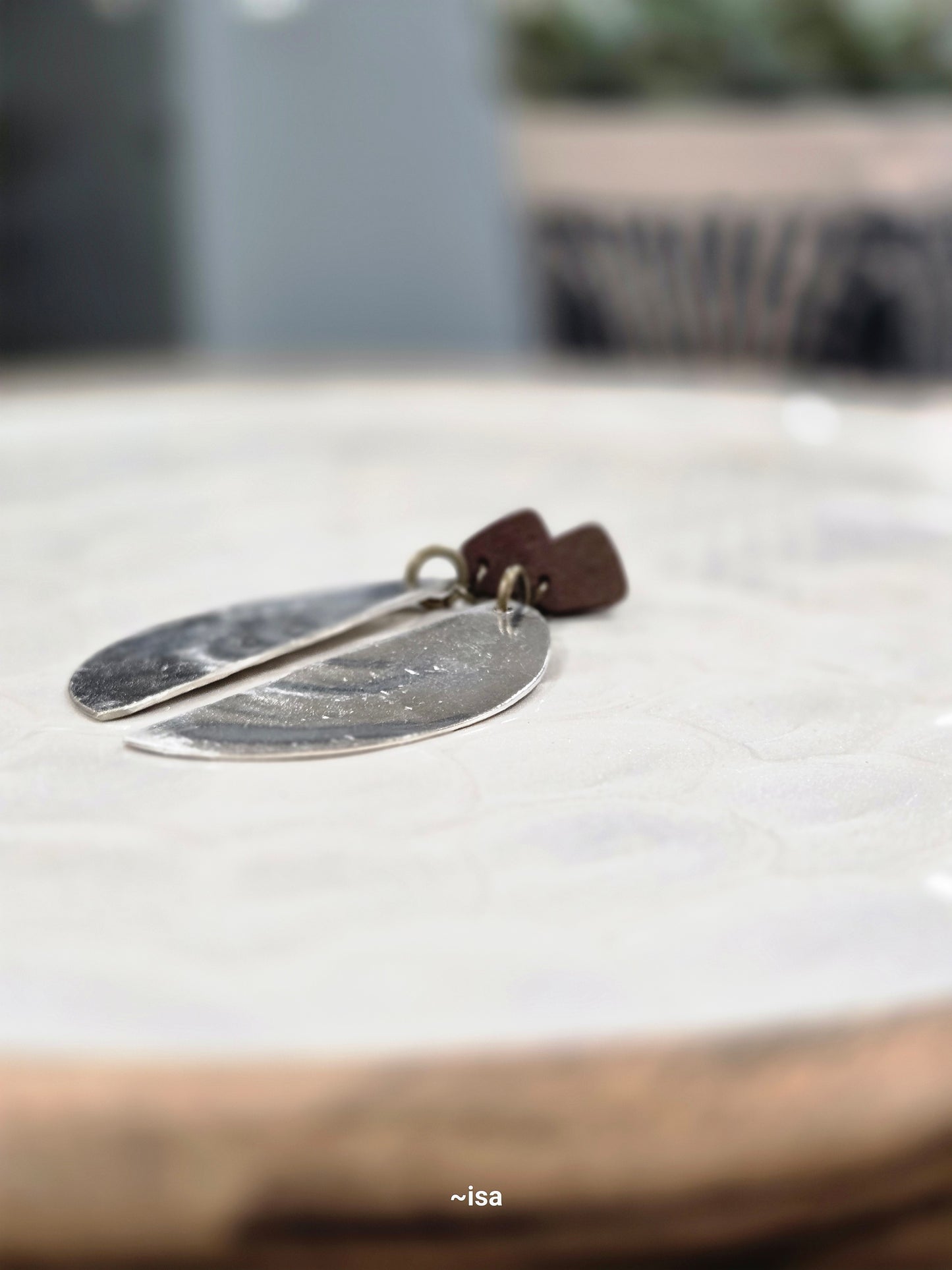 Vintage Large Post Earrings