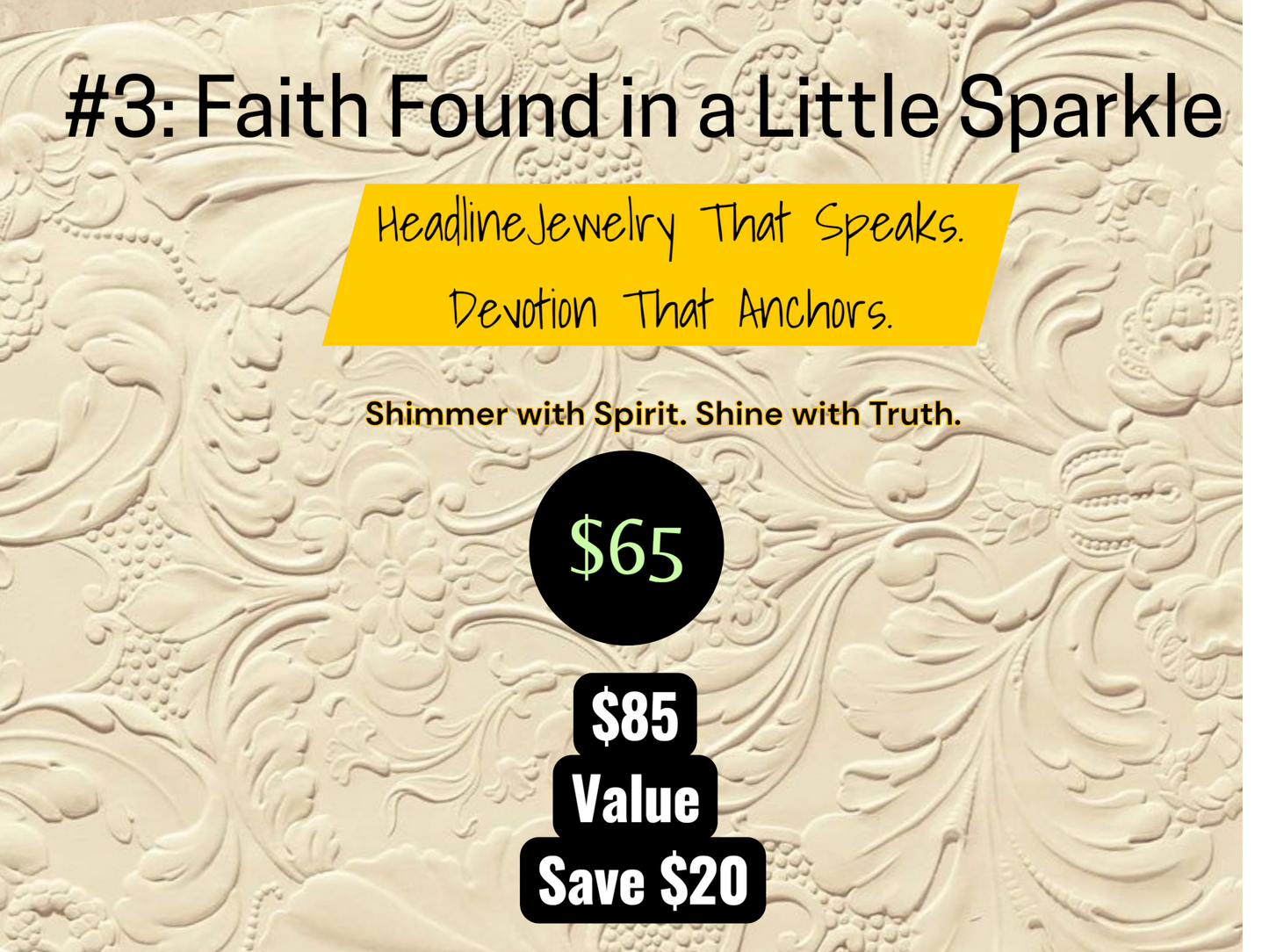 MSE Faith Box #3 Faith Found In a Little Sparkle.