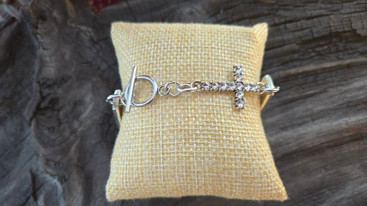 Crown of thorns bracelet- Silver