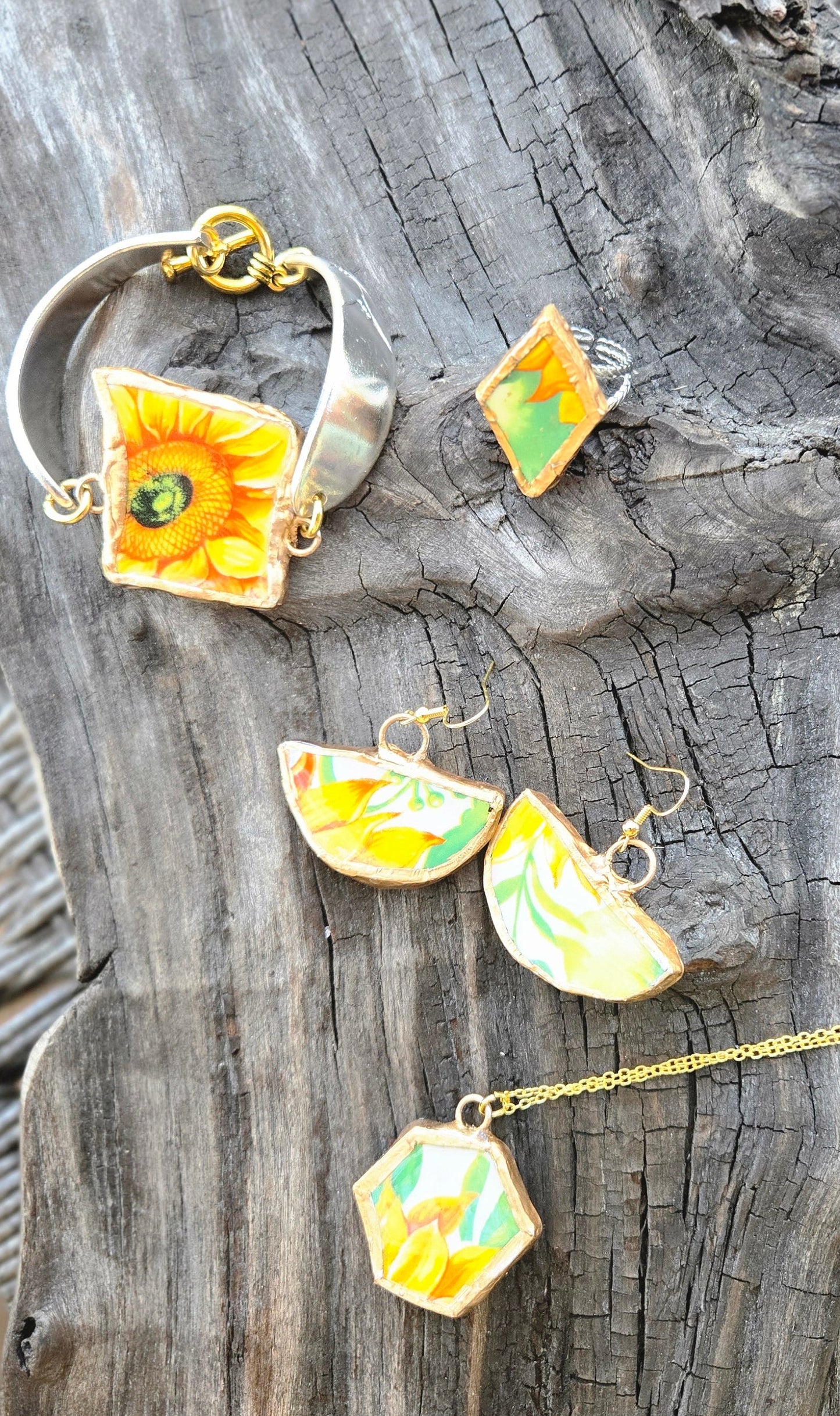 Sunflower Earrings