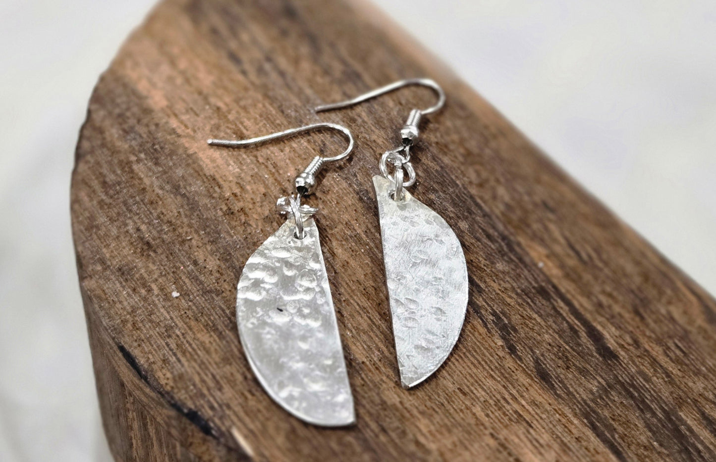 Vintage Small Hammered Earrings