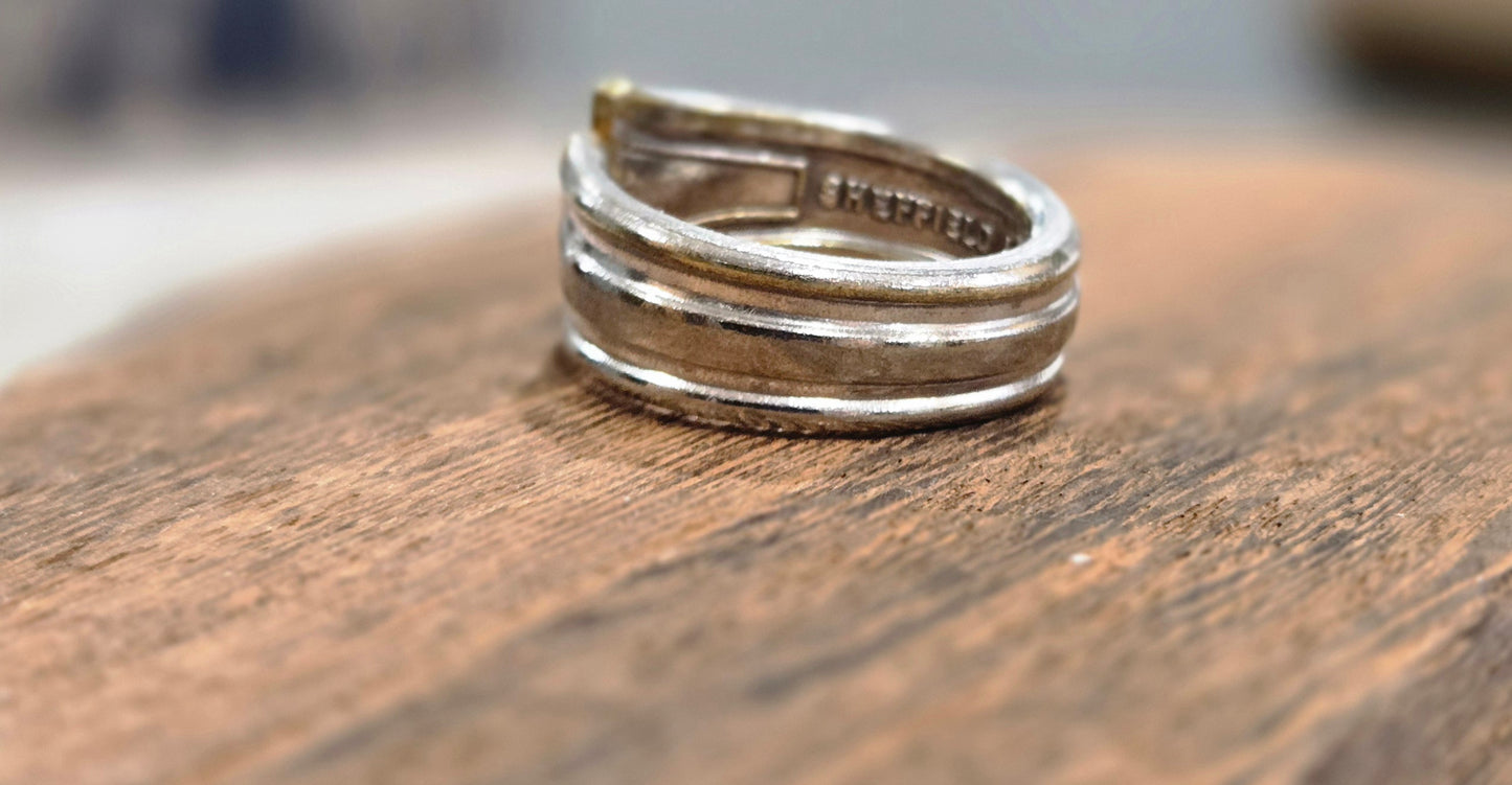 Forged Men's Pinky Ring for size 7