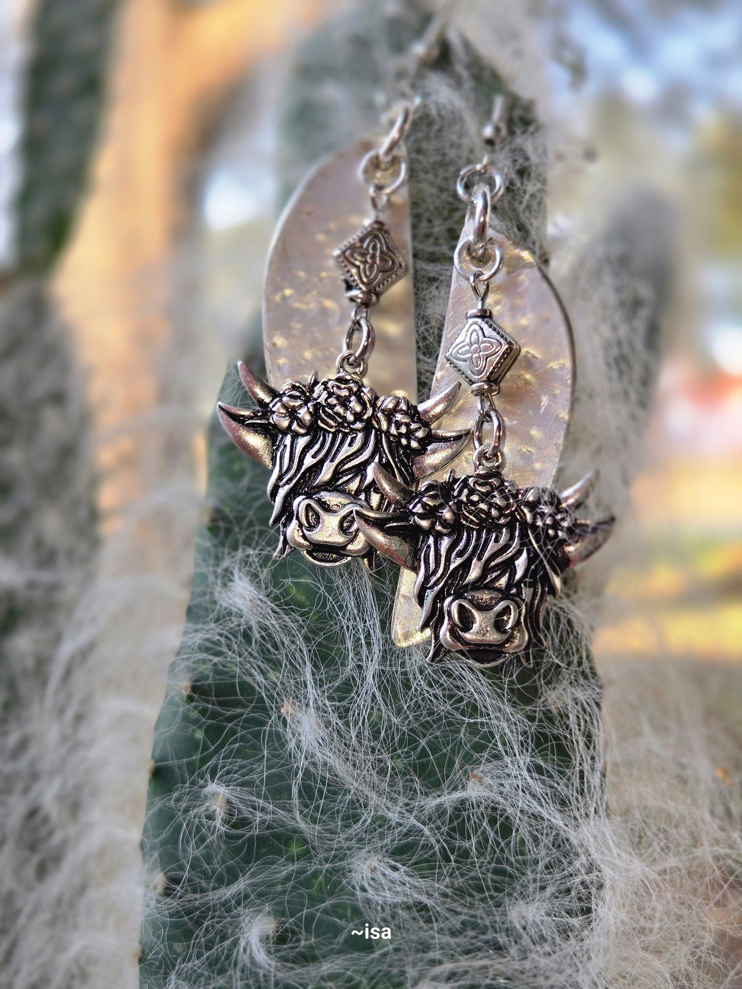 Bold Highland Cow Earrings