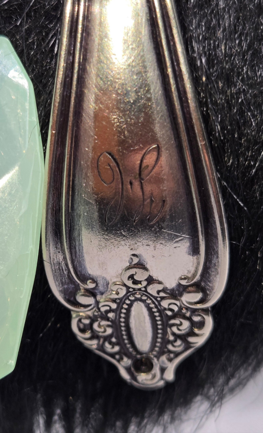 Pompom Spoon Handle Keychain (see caption)