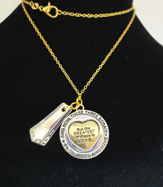 1 Corinthians 13:13 Necklace