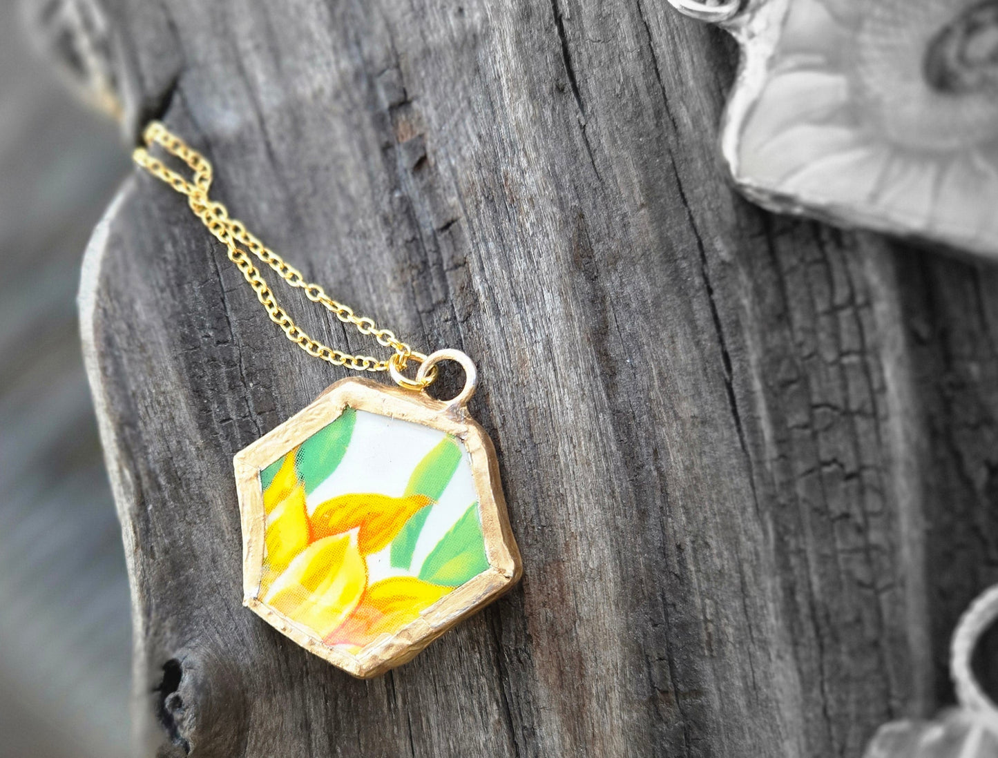 Sunflower Necklace