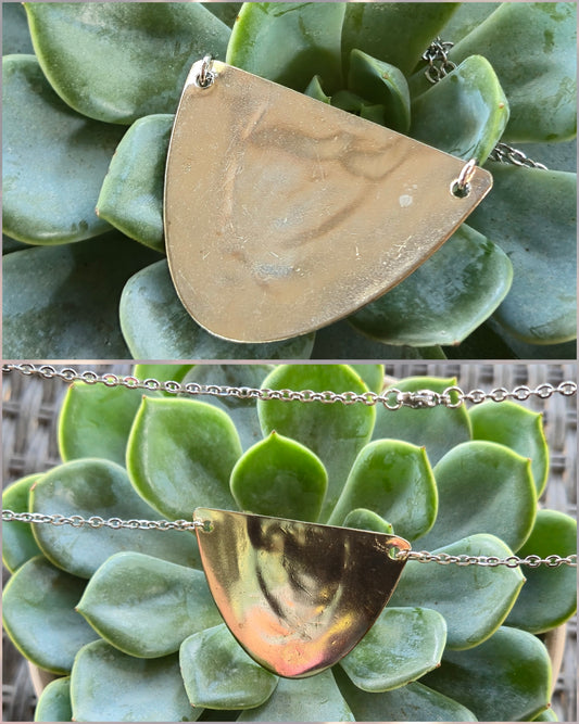 Demi Spoon Necklace Pendant 24-inch metal necklace