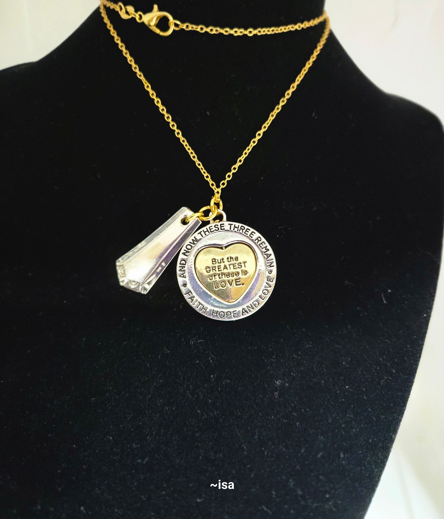 1 Corinthians 13:13 Necklace