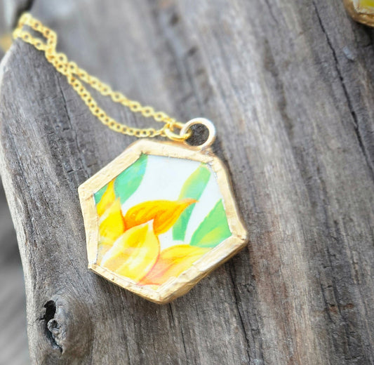 Sunflower Necklace