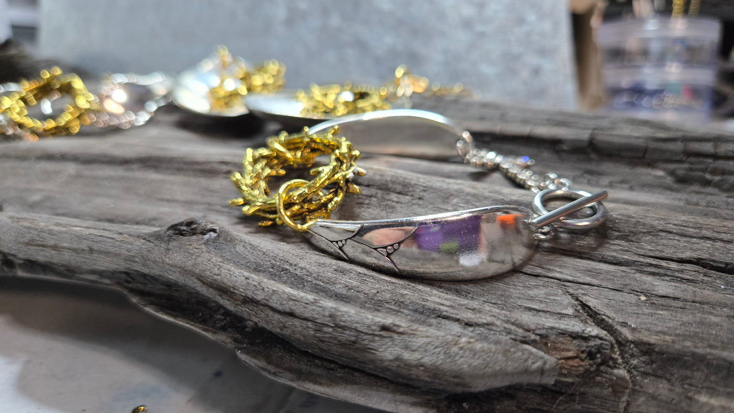 Crown of thorns bracelet- Gold