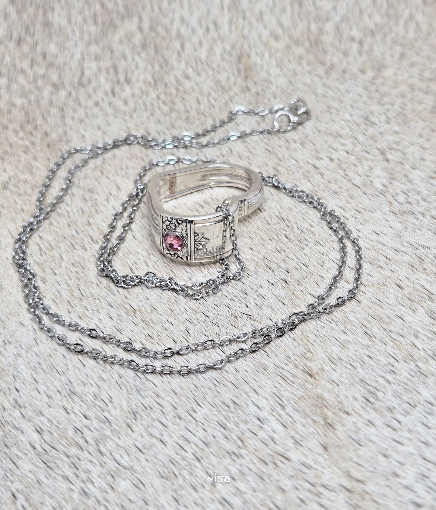 Pink Rhinestone Heart