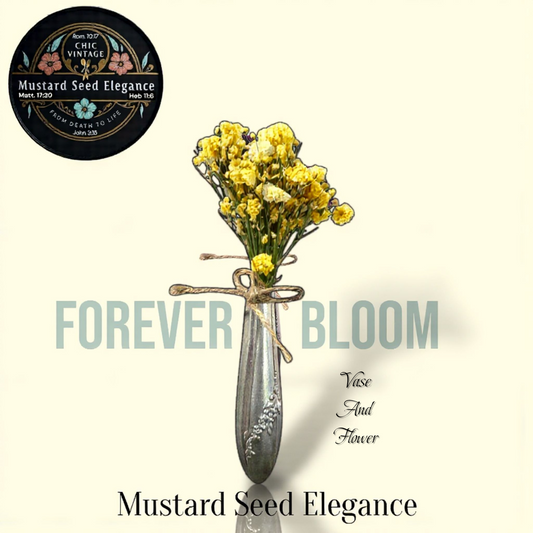 Magnetic Forever Bloom Vase and Flower bouquet