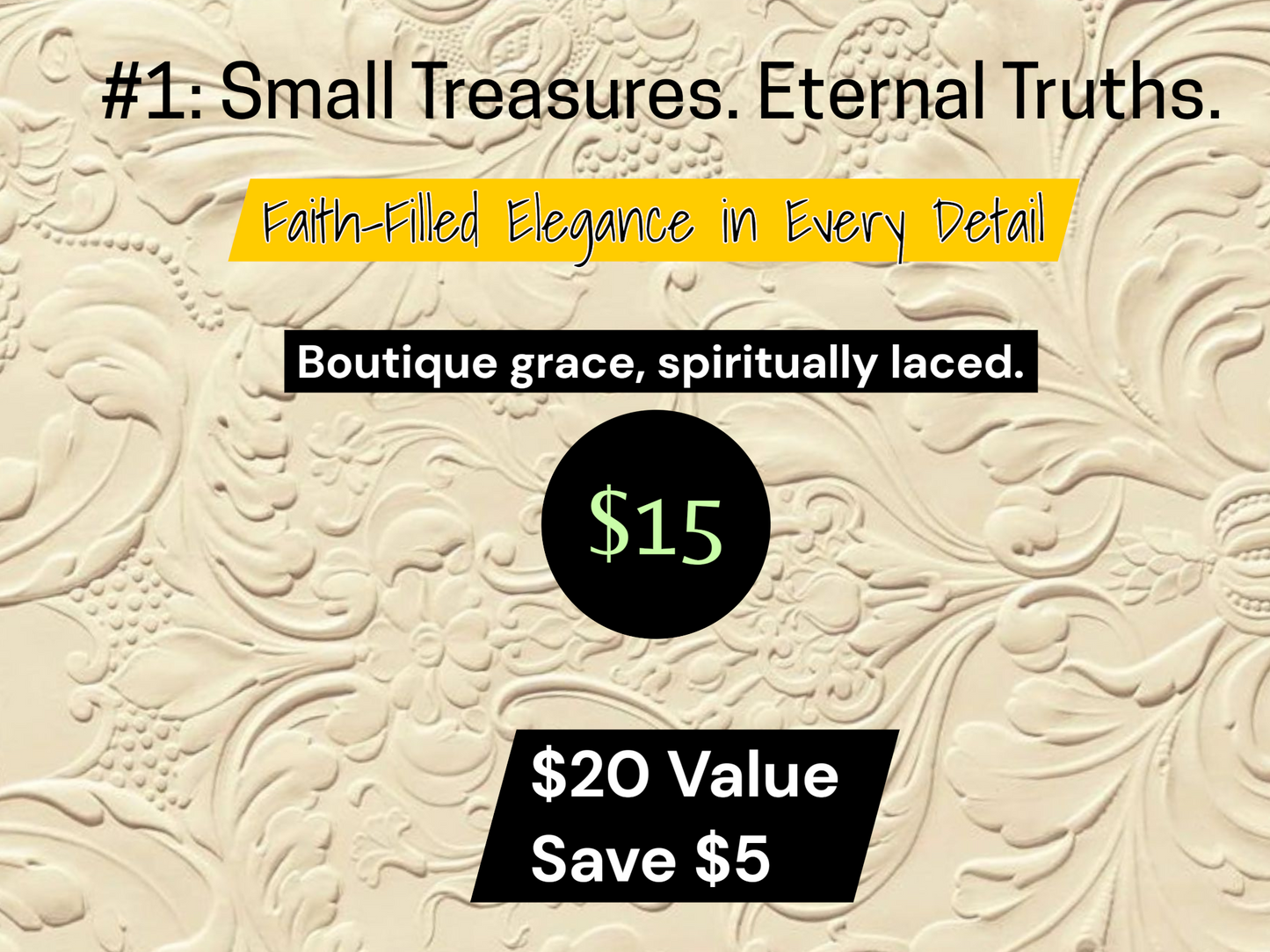 MSE Faith Box                                                                                                                   #1 Small Treasures. Eternal Truths.
