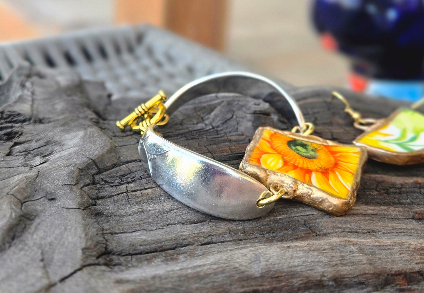 Sunflower bracelet