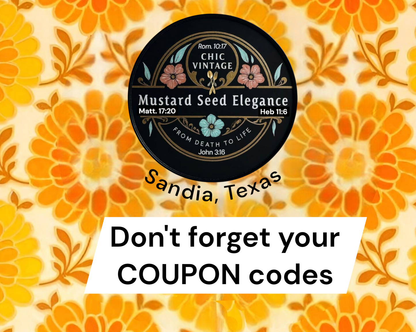 Coupons: Don't forget the to use your COUPONS