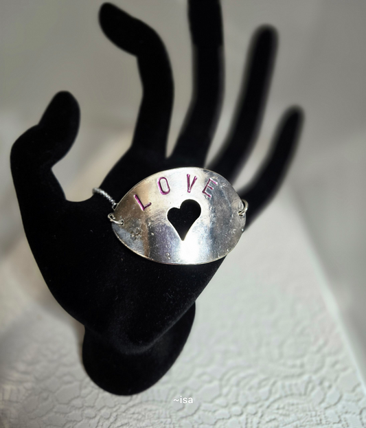 LOVE Heart Drawstring Bracelet