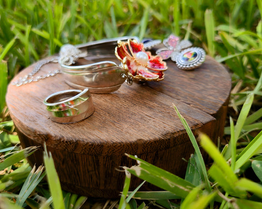 Button Snap Bracelet (four total interchangeable charms)