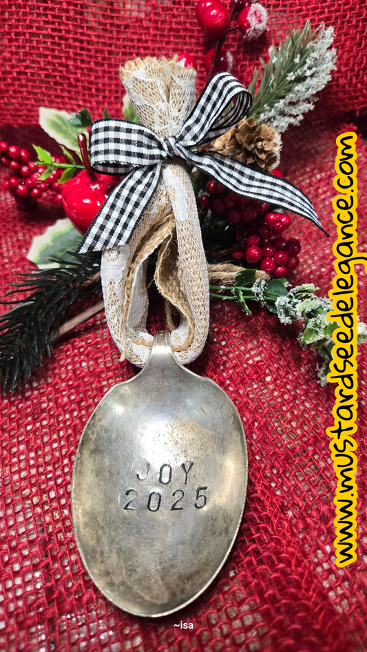 Joy 2025 Spoon Ornament