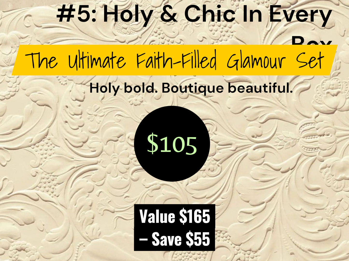 MSE Faith Box                                                                                 #5 Holy & Chic In Every Box.