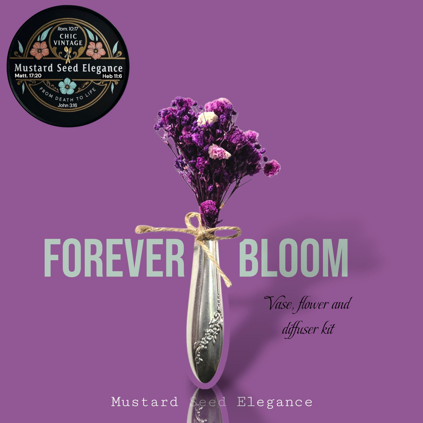 Magnetic Forever Bloom/Diffuser Vase Kit