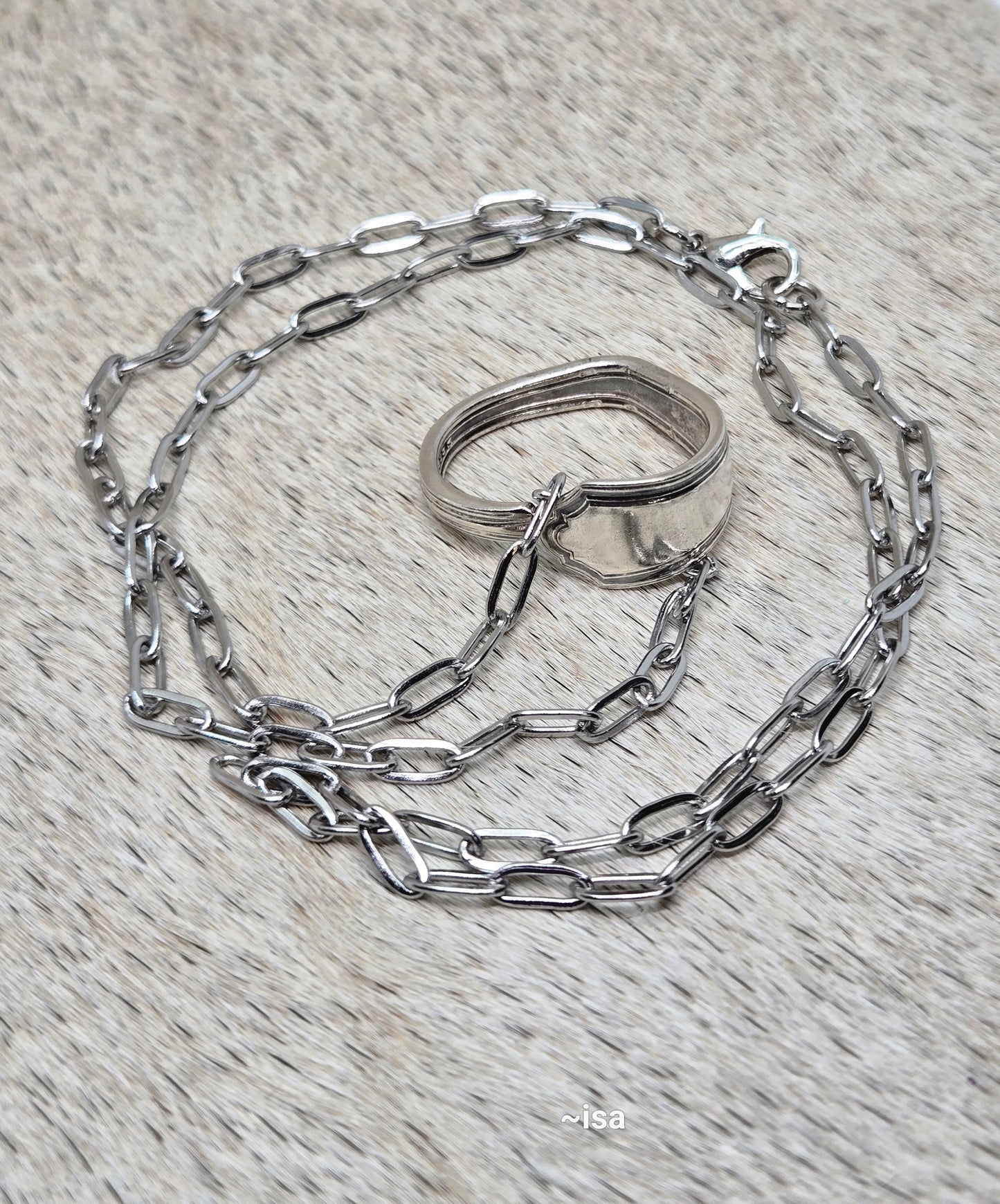 Classic Heart Paperclip Necklace