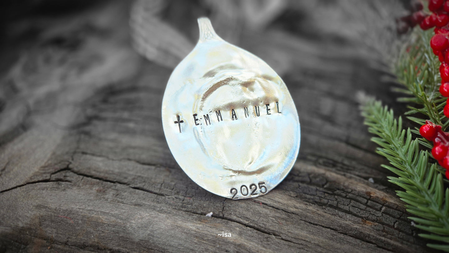 Emmanuel Spoon Ornament